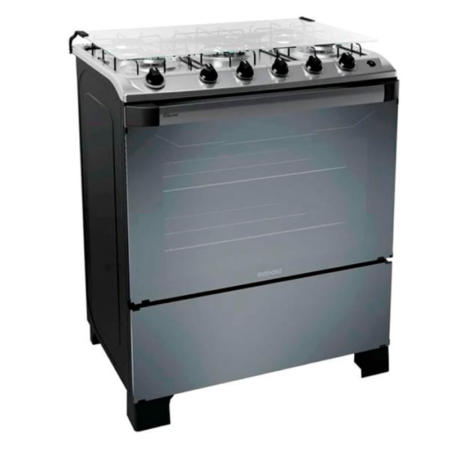 Fogão Itatiaia New Dream 5 Bocas - Mesa Inox e Forno Limpa-Fácil