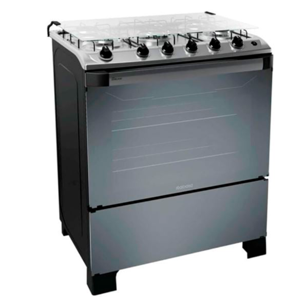 Fogão Itatiaia New Dream 5 Bocas - Mesa Inox e Forno Limpa-Fácil