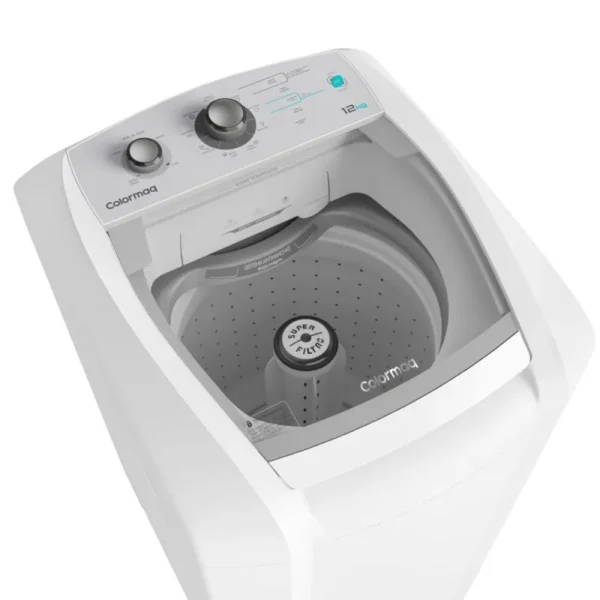 Lavadora de Roupas Automática Colormaq LCA12 12kg - Branca-Imagem 2