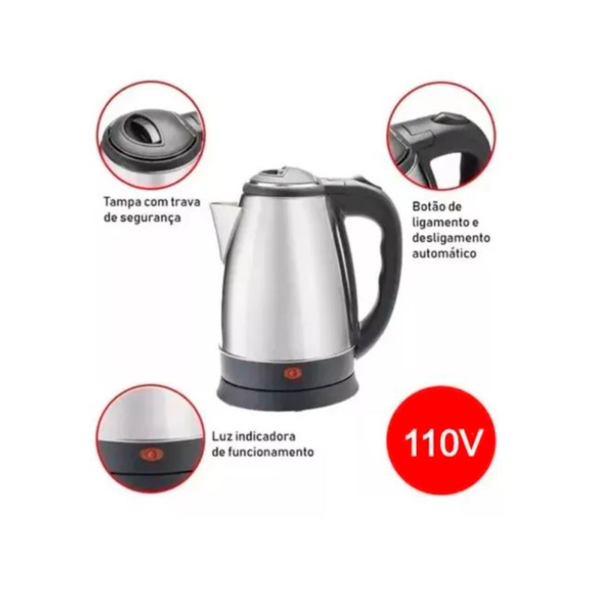 Chaleira Unitermi Eletrica 1,8L MOD.182F-2-Imagem 3