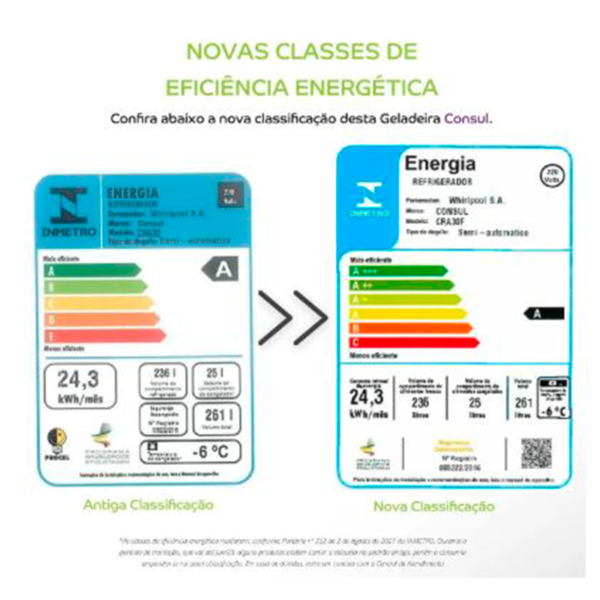 Geladeira Consul Degelo Seco 261L 1 Porta 220V - CRA30FBBNA-Imagem 3