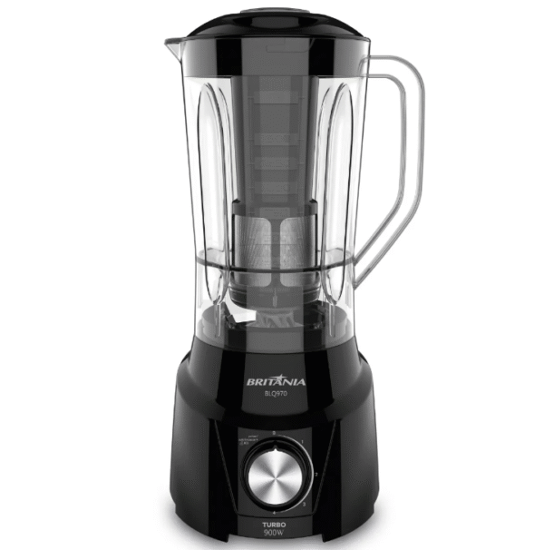 Liquidificador Britânia BL970 Turbo 900W 220V - 4 Velocidades, Função Pulsar e Autolimpeza-Imagem 3