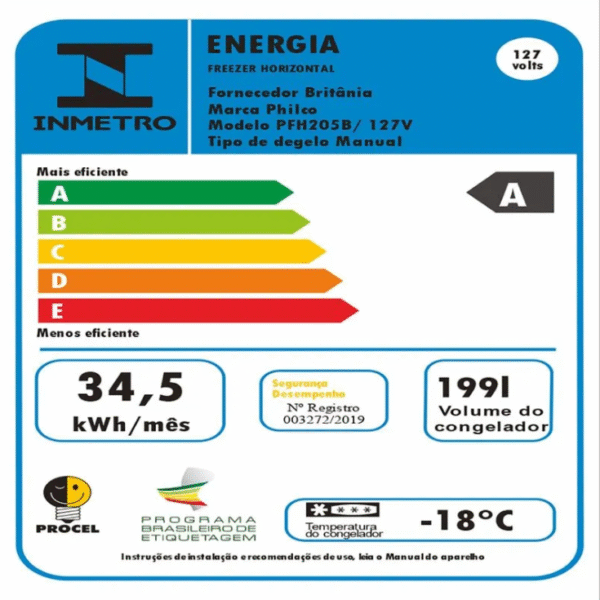 Freezer Horizontal Philco 199L 2 em 1 - PFH205 220V-Imagem 3