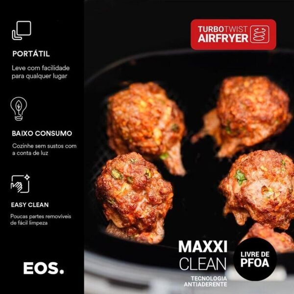 Fritadeira Air Fryer EOS 6L Chef Gourmet EAF60 220V - Digital Touch e Função 5 em 1-Imagem 4