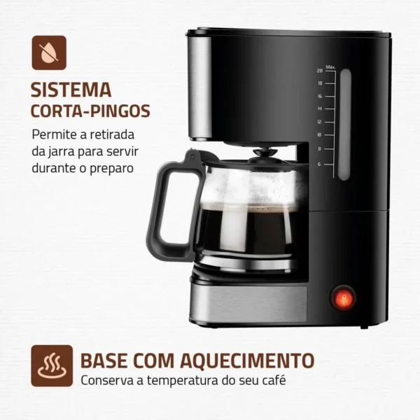 Cafeteira Elétrica Mondial C-43-20X-SI-Imagem 5