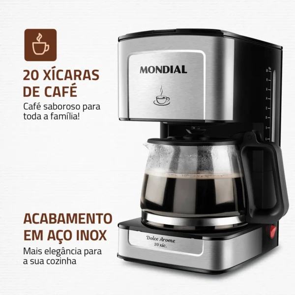 Cafeteira Elétrica Mondial C-43-20X-SI-Imagem 7