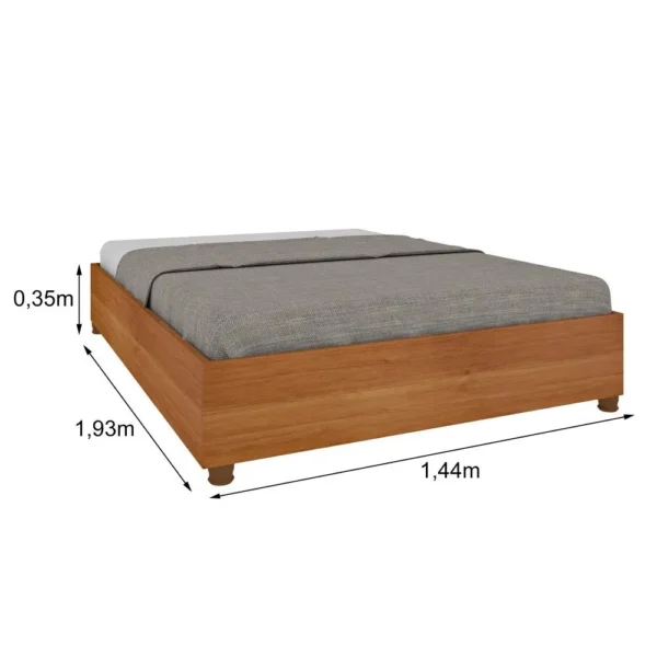 Cama Box Casal Tcil Monaco (cinamomo) Sem Colchão1,93x1,44-Imagem 4