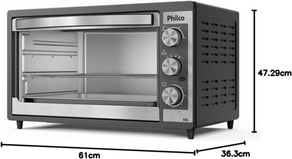 Forno Elétrico 50L Philco PFE52P Dupla resistência 220V-Imagem 2