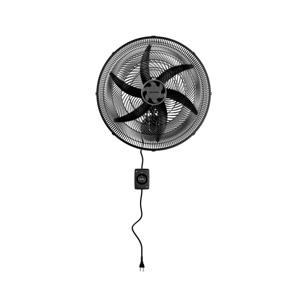Ventilador de Parede Monta Fácil 50cm Preto 220V