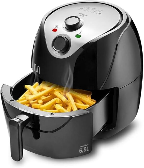 Fritadeira Elétrica Air Fryer 6,5L 1700W 127V Preto Multi - GO217-Imagem 2