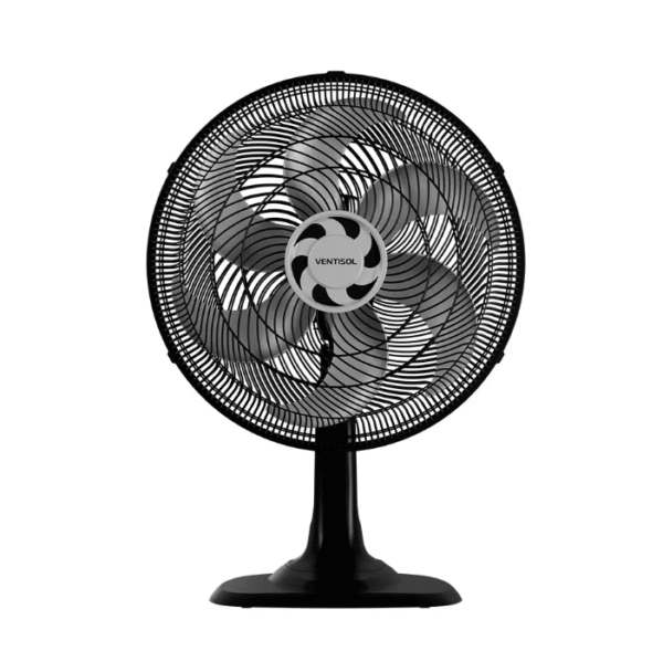 Ventilador de Mesa Turbo 6P 40CM Preto 220V Ventisol-Imagem 3
