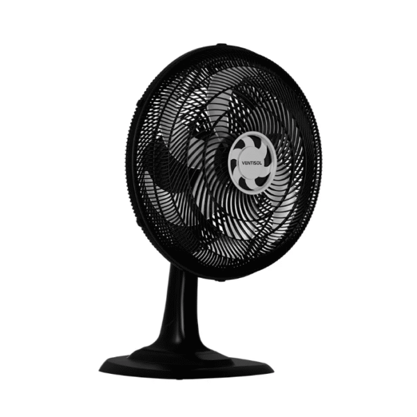Ventilador de Mesa Turbo 6P 40CM Preto 220V Ventisol