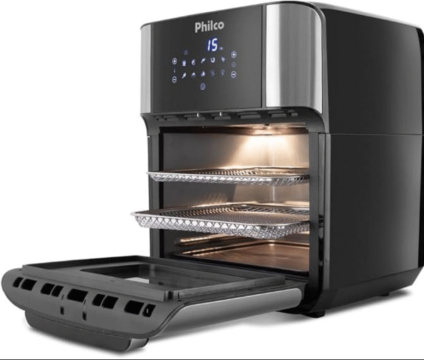 Fritadeira Air Fryer Oven Philco 12L 4 em 1 1800W PFR2200-Imagem 6