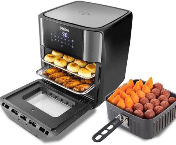 Fritadeira Air Fryer Oven Philco 12L 4 em 1 1800W PFR2200-Imagem 4
