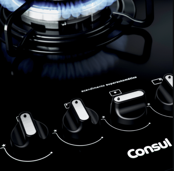 Cooktop 5 Bocas Consul com Quadrichama e Acendimento Automático-Imagem 2