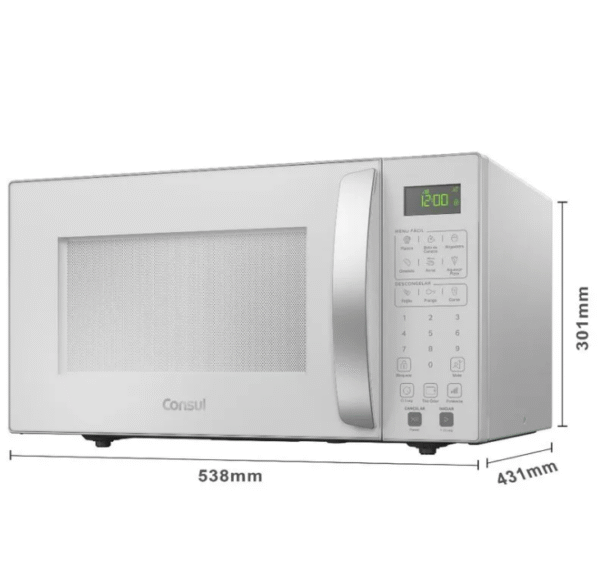 Micro-ondas Consul 32 Litros Branco com Menu Fácil-Imagem 4