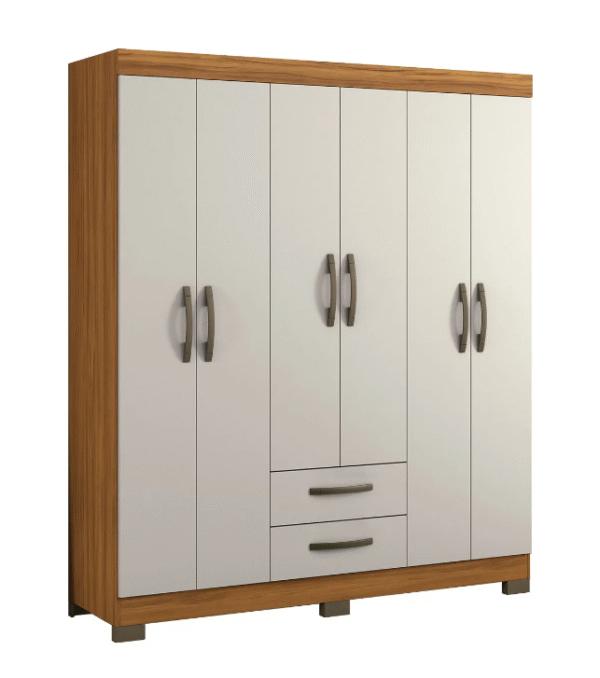 Guarda-roupa Roupeiro Nt 5130 6 Portas
