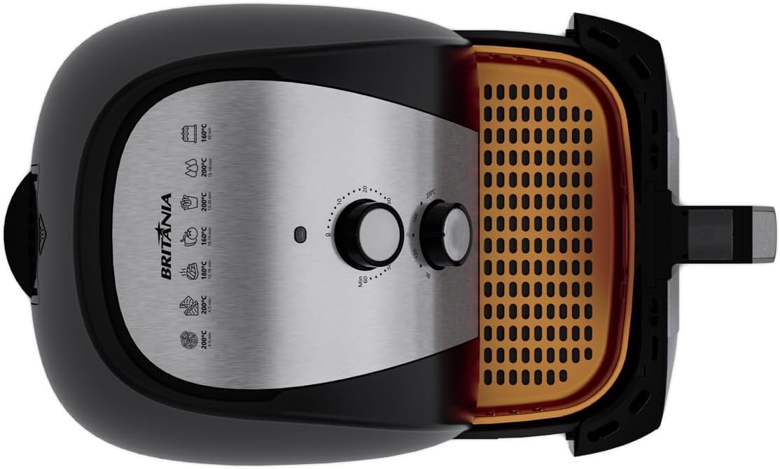 Fritadeira Air Fryer Britânia 5,5L 1500W Gold BFR51 220V-Imagem 2