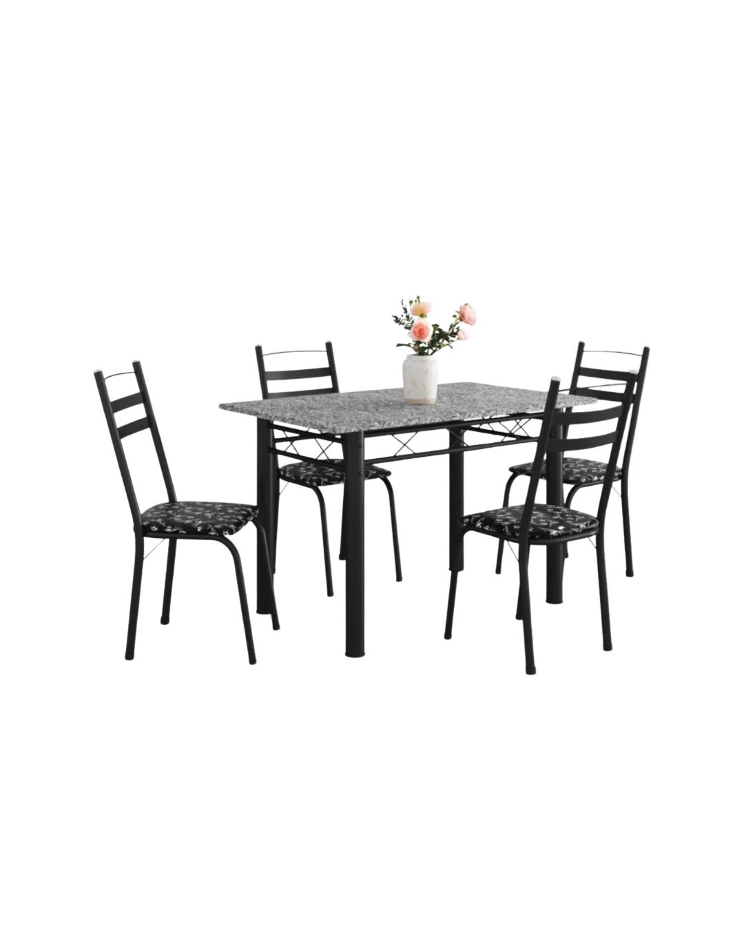 CONJ MESA SOMA TUB IRIS 4CAD 120CM